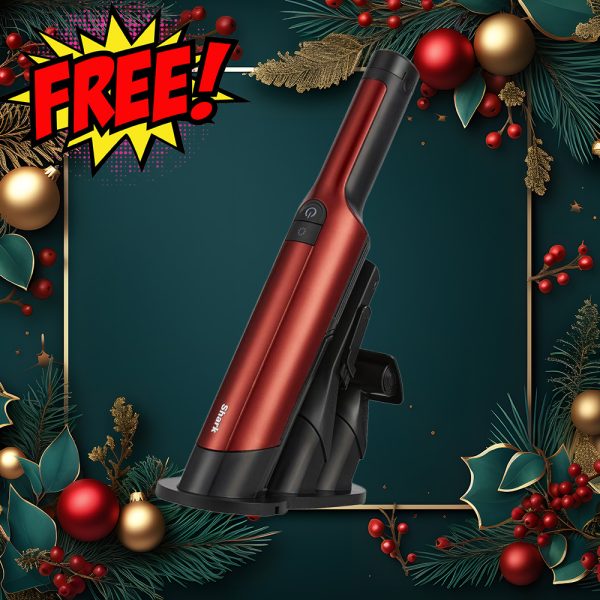 DAY 16 - JAMMY DAYS OF CHRISTMAS - SHARK WANDVAC IN RED!
