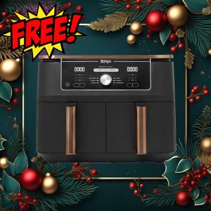 DAY 8 - JAMMY DAYS OF CHRISTMAS - NINJA AIR FRYER AF400 BLACK COPPER