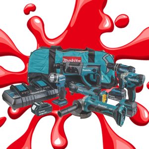 MAKITA 18V CORDLESS 6-PIECE KIT 3 X 3.0AH LI-ION