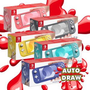 NINTENDO SWITCH LITE - AUTO DRAW!