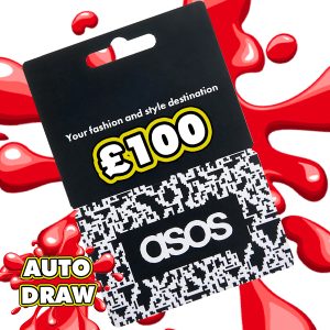 £100 ASOS GIFT CARD - AUTO DRAW!