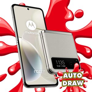 MOTOROLA RAZR40 8 FLIP PHONE - AUTO DRAW!