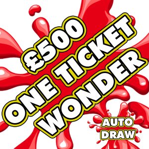 £500 ONE TICKET WONDER - AUTO DRAW!