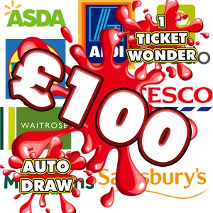 £100 SUPERMARKET SHOPPING VOUCHER! - AUTO DRAW!