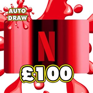 £100 NETFLIX VOUCHER - AUTO DRAW!