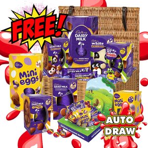 CADBURYS EASTER HAMPER FREEBIE! - AUTO DRAW!