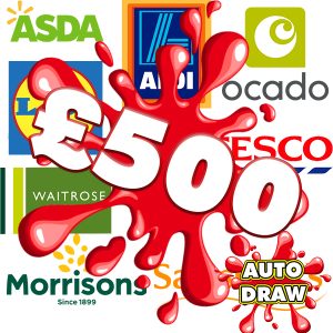 £500 SUPERMARKET SHOPPING VOUCHER! - AUTO DRAW!
