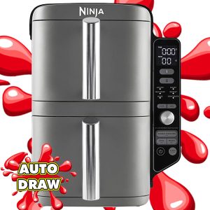 NINJA DOUBLE STACK XL AIR FRYER SL400UK! - AUTO DRAW!