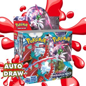 POKEMON PARADOX RIFT BOOSTER BOX! - AUTO DRAW!
