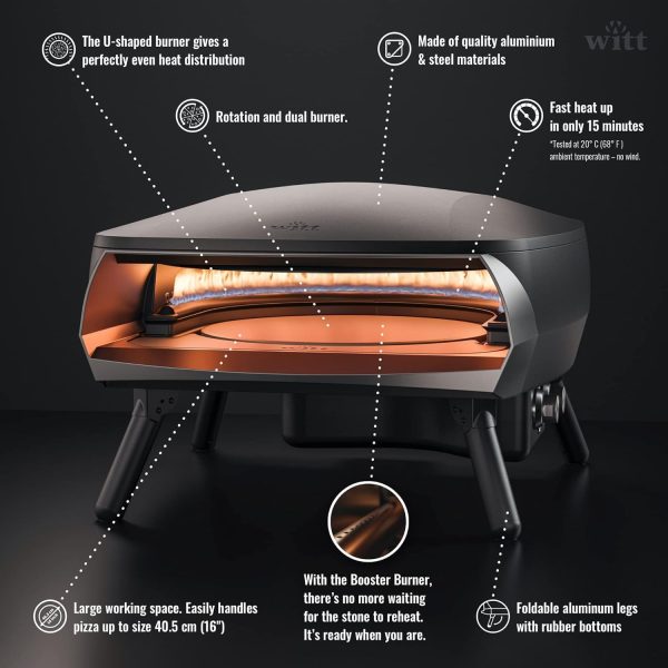 WITT ETNA ROTANTE PIZZA OVEN OR £600 CASH ALT! - Image 8