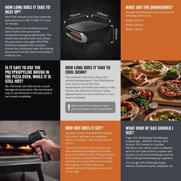 WITT ETNA ROTANTE PIZZA OVEN OR £600 CASH ALT! - Image 2