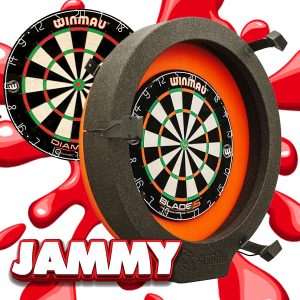 SCOLIA HOME AUTO DARTS SCORING BUNDLE + WINMAU BOARD & SURROUND!