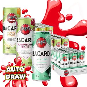 MOJITO'S! 48 PRE-MIX CANS! - AUTO DRAW!