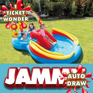 KIDS RAINBOW RING PADDLING POOL - 1TW - AUTO DRAW!