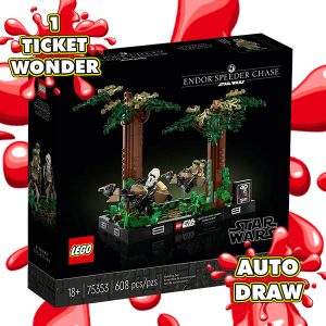 LEGO STAR WARS ENDOR SPEED CHASE #75353! - AUTO DRAW!