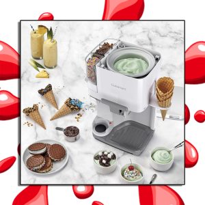 CUISANART SOFT SERVE ICE CREAM MAKER!