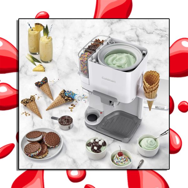 CUISANART SOFT SERVE ICE CREAM MAKER!