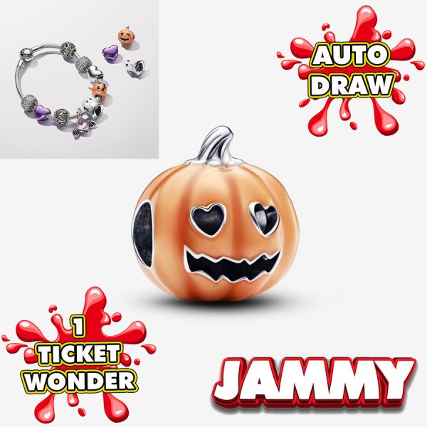 PANDORA HALLOWEEN PUMPKIN CHARM! *2 WINNERS + NEIGHBOURS*