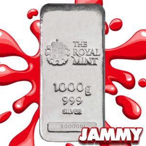 THE ROYAL MINT 1 KILO SILVER BAR or £1100 CASH!