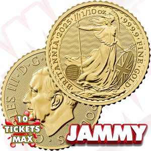 GOLD BRITANNIA 1/10 Oz GOLD BULLION COIN or £250 CASH!