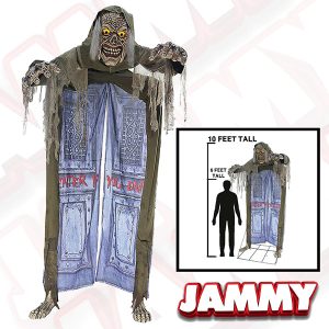10 FOOT HALLOWEEN GHOUL DOORWAY PROP or £400 CASH!