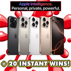 THE BRAND NEW APPLE IPHONE 16 PRO MAX! + INSTANT WINS!