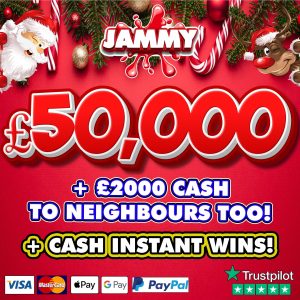 £50,000 THE CHRISTMAS BIG ONE! + 17 RUNNER UPS!