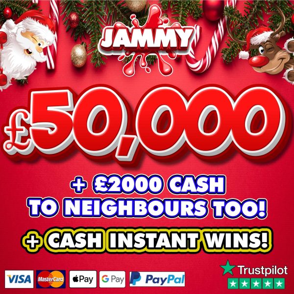 £50,000 THE CHRISTMAS BIG ONE! + 17 RUNNER UPS!