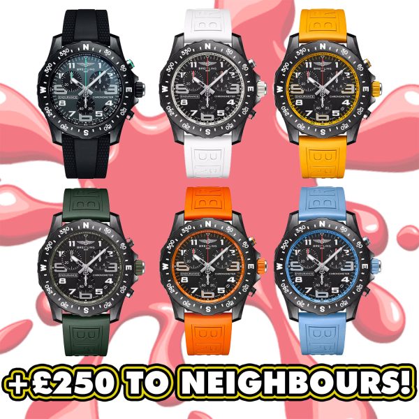 CHOICE OF BREITLING ENDURANCE WATCH OR £2800 CASH!