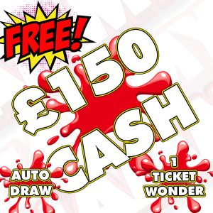 JAMMY ADVENT DAY 8 - £150 INSTANT CASH MAIN PRIZE MULTIWIN - 1 TICKET PER PERSON!