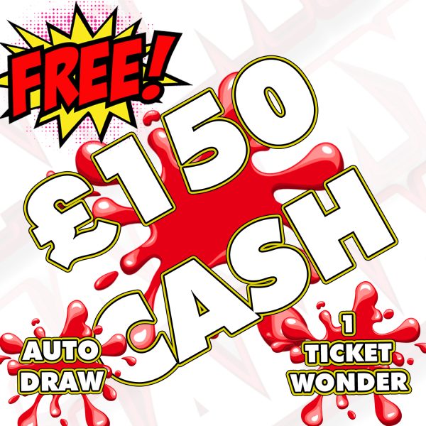 JAMMY ADVENT DAY 8 - £150 INSTANT CASH MAIN PRIZE MULTIWIN - 1 TICKET PER PERSON!