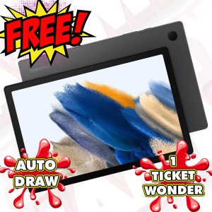 JAMMY ADVENT DAY 5 - SAMSUNG GALAXY A8 TAB - 1 TICKET PER PERSON!
