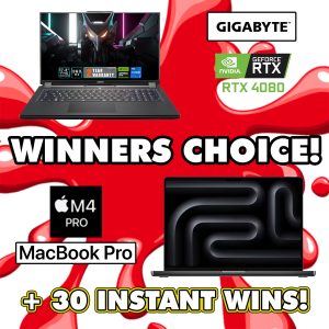 MACBOOK M4 PRO 14" OR GIGABYTE 4080 GAMING LAPTOP OR £2K CASH!