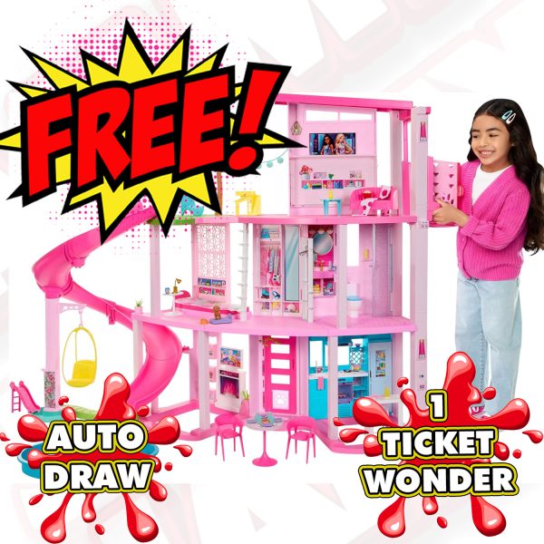 JAMMY ADVENT DAY 3 - BARBIES DREAM HOUSE! - 1 TICKET PER PLAYER!