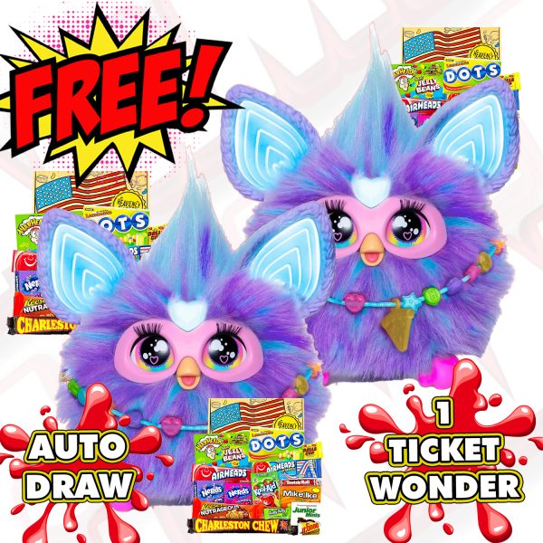 JAMMY ADVENT DAY 7 - FURBY PLUSHY MAIN PRIZE MULTIWIN - 1 TICKET PER PERSON!