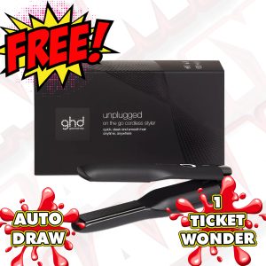 JAMMY ADVENT DAY 12 - GHD UNPLUGGED HAIR STYLER - 1 TICKET PER PERSON!