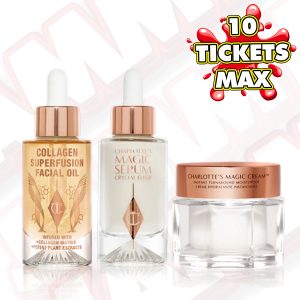 CHARLOTTE TILBUY SKINCARE KIT or £195 CASH! *2 WINNERS*