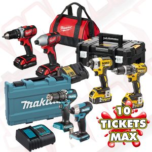 DRILL BUNDLE! WINNERS CHOICE or £300 INSTANT CASH!