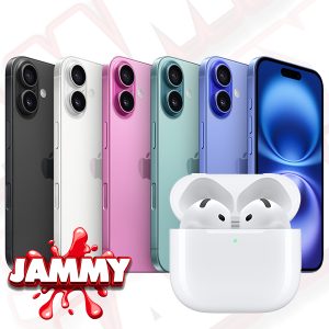 APPLE IPHONE 16 PLUS - 256GB + APPLE AIRPODS 4!