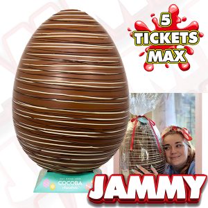 COCOBA GIANT 4KG MILK CHOCOLATE EASTER EGG!