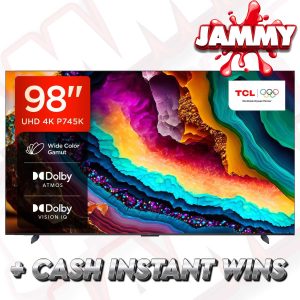 TCL 98 INCH 4K UHD TV! CINEMA IN YOUR HOME! + INSTANT CASH WINS!