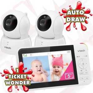VTECH 2 CAMERA VIDEO BABY MONITOR  + NEIGHBOURS!