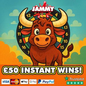 HIT THE BULLSEYE £50 INSTANT WIN!