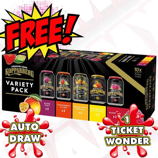 JAMMY FREEBIE MULTIWIN - 1 TICKET PER PERSON!