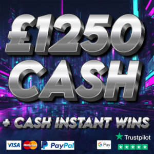 £1250 INSTANT CASH FOR 12p + £125 CASH NEIGHBOURS!