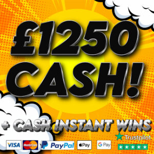 £1250 INSTANT CASH FOR 14p + £125 CASH NEIGHBOURS!