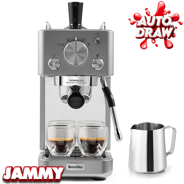 BREVILLE BARISTA SLIMLINE EXPRESSO MACHINE or £240 CASH!
