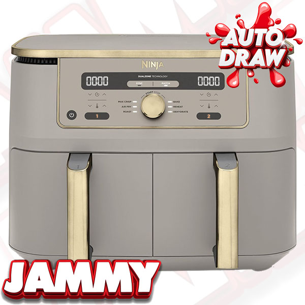 NINJA MAX DUAL ZONE 9.5L AIR FRYER or £225 CASH!