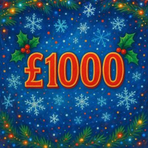 £1000 Cash - Snowstorm Jackpot!