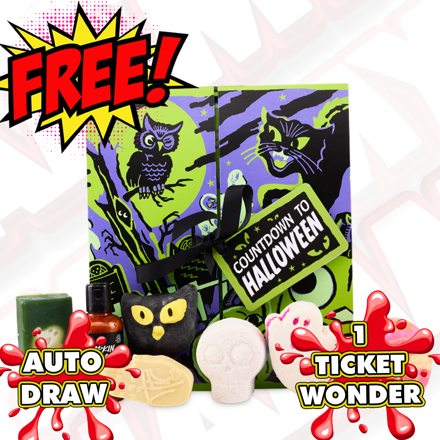 JAMMY FREEBIE - LUSH BUNDLE - 2 WINNERS - 1 TICKET PER PLAYER!